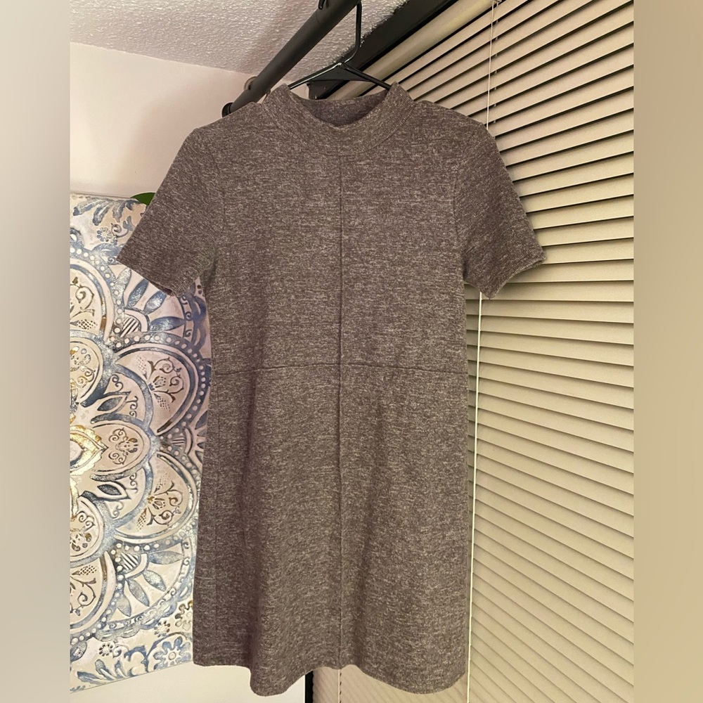 NEW Zara Brown-Gray Mini Dress, Never Worn